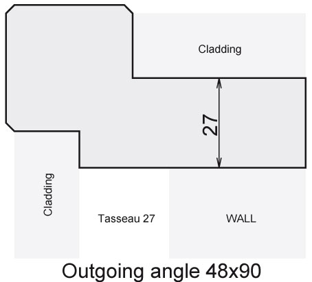 Outgoing angle 48x90